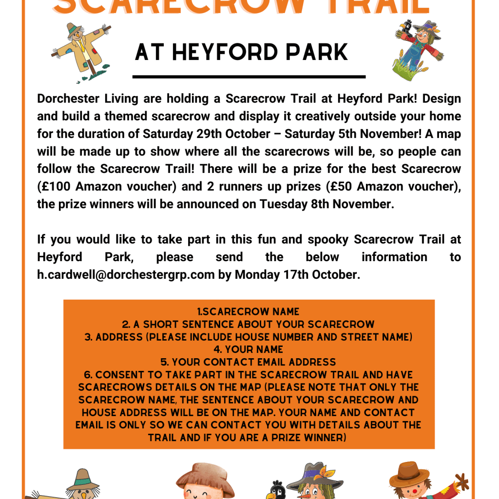 Scarecrow trail at heyford park