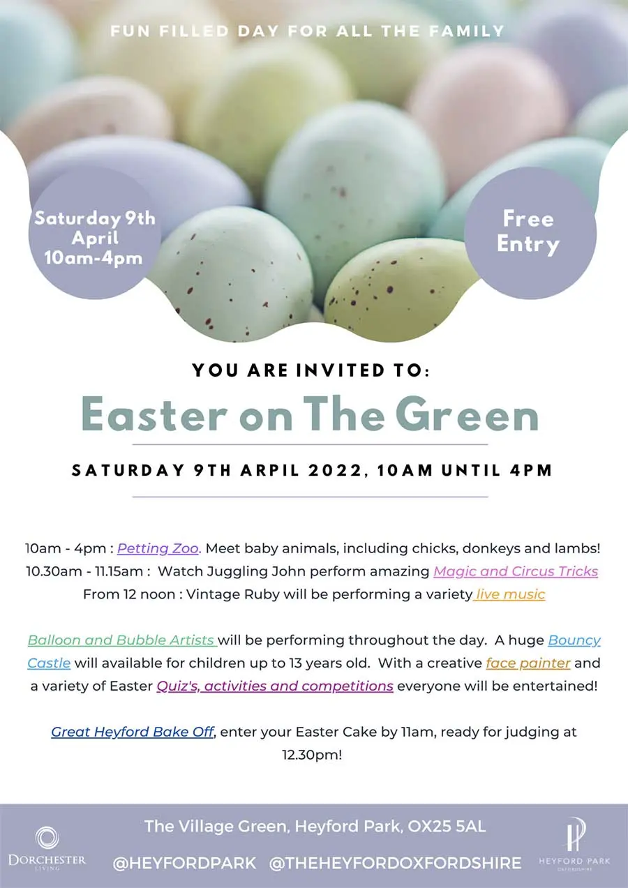 Easter on the Green Free Entry
