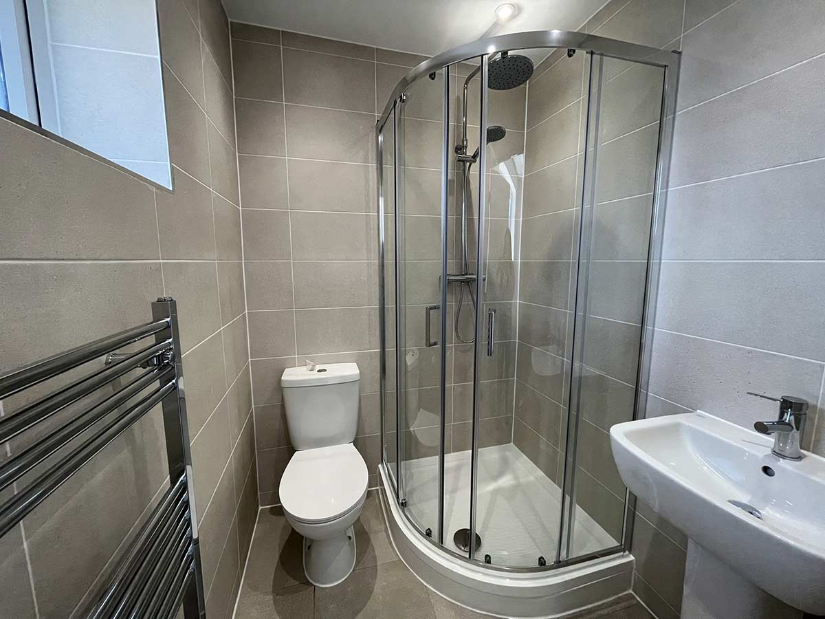 Bathroom of 2 bed refurbished bungalow for sale