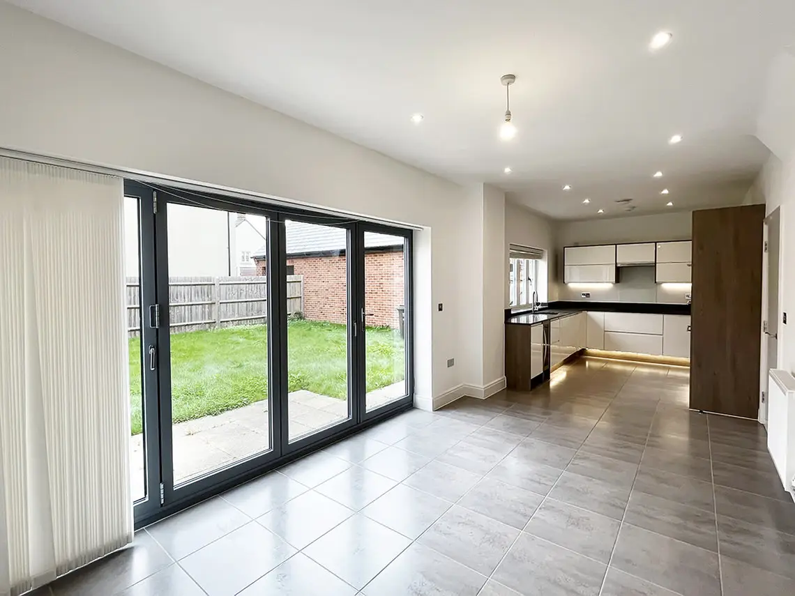 The hunsden five bed house for sale - open plan kitchen